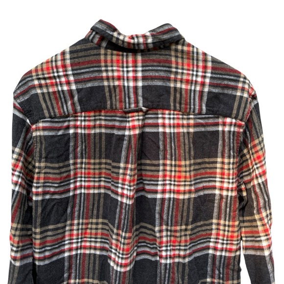 Saddlebred Mens Size  L Clasic Fit Fleece Charcoal Plaid Southern Western - Picture 8 of 11